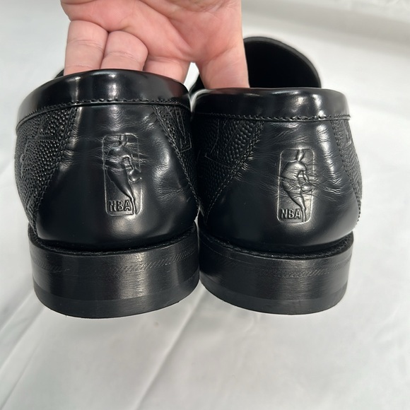 Rare Louis Vuitton LV X NBA Monogram Leather Men's 9.5M Shoes - Picture 5 of 14